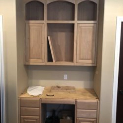Office Cabinets, waiting on countertop and finish