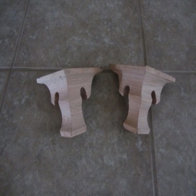 Bracket feet for future project